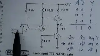 TTL NAND, NOR and INVERTER