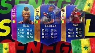 LA MEJOR PLANTILLA DE SENEGAL EN FIFA 18 !!
