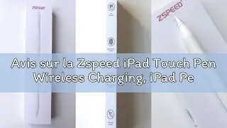 Avis sur la Zspeed iPad Touch Pen Wireless Charging, iPad Pencil with Palm Rejection & Tilt Sensitiv