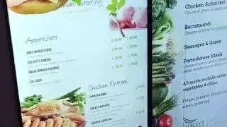 EKAA digital menu board
