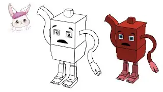 How to draw Ta Ta Ta Ta Sahur from Steal a Brainrot (Roblox) - Step by Step