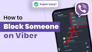 How to block someone on Viber 2024 | Initial Solution