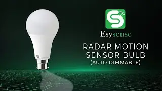 Radar Motion Sensor Bulb | 15W Motion Sensor Bulb | Detection Range 8m | ESYSENSE