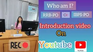 Introduction Video of An RRB-PO oN YouTube.💓