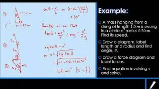 1 Conical Pendulum and Banked Corners