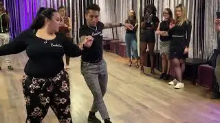Alex & Yhessika Sensual Bachata Demo at the Bachata Invasion Social on April 15 2022