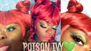Poison Ivy Makeup Look