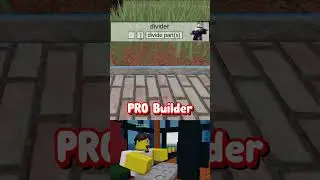 Noob Builder VS PRO Builder  #robloxgamedesign #roblox #robloxStudio #robloxdev