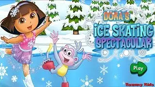 Dora's Ice Skating Spectacular Gameplay for Kids