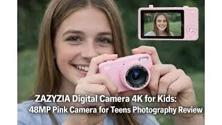 📸 ZAZYZIA Digital Camera 4K for Kids Review &ndash; Is This 48MP Pink Camera Worth It? 📸