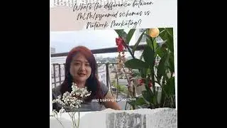 What is the difference between MLM/Pyramid schemes vs  network marketing