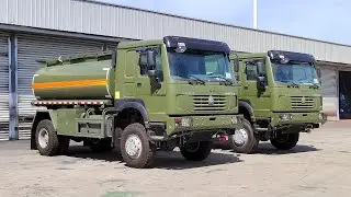 HOWO 4&times;4 AWD fuel tank truck fuel bowser on sale