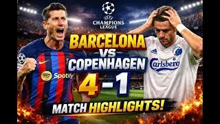 Barcelona vs Copenhagen 4 - 1