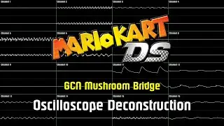 Mario Kart DS Kiosk Demo - GCN Mushroom Bridge [Oscilloscope Deconstruction]