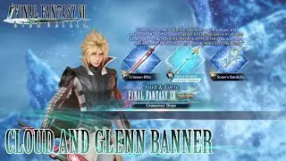 Final Fantasy XIII Cloud and Glenn crossover banner review || Final Fantasy VII Ever Crisis