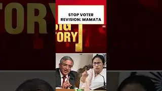 #mamatabanerjee #electioncommission Mamata Banerjee Asks EC to Stop Voter List Revision in Bengal