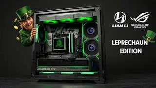 ROG RTX 5090 Astral + Ryzen 9800X3D in Lian Li O11 Vision Compact | Ultimate Green Build
