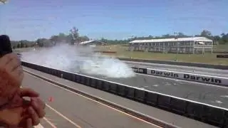 VL Drift Car Burnout 1 at Power Cruise.wmv