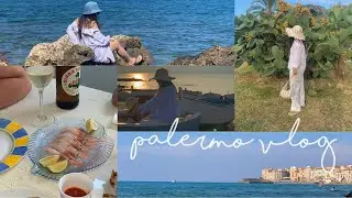 Summer in Palermo, Sicily, Italy 🍋🫒 Airbnb by the beach 🌊🏊🏼&zwj;♂️fave local restaurants 🍕🦐🦑🥂