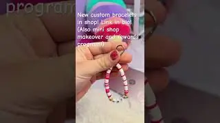 Shop in bio! #bracelets #jewelry #preppy #custom #smallbussines #name #namebracelet #shorts #fyp