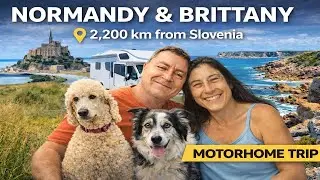 From Slovenia to the Edge of the Atlantic | Normandy & Brittany Motorhome Journey with Two Dogs