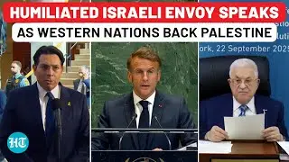 UN: Humiliated Israel Envoy Reacts As Multiple Western Nations Recognise Palestine, Slam Bibi's War