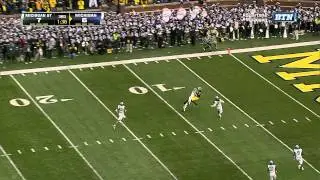Denard Robinson's Incomplete Pass to Devin Gardner