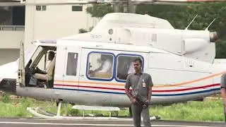 visuals of AP CM YS Jagan starts for Aerial survey || Boat Accident in Godavari River