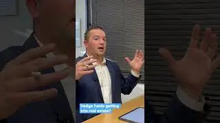 Why are hedge funds getting into real estate? #realestate #investing #realestateinvesting #stocks