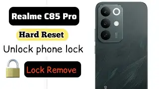 Realme C85 Pro Hard Reset. (rmx5555) unlock Phone security. Code unlock. Remove Lock screen