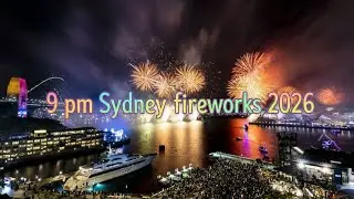 Sydney 9 PM Fireworks Vlog 🇦🇺 | Family Fireworks at Sydney Harbour | New Year’s Eve
