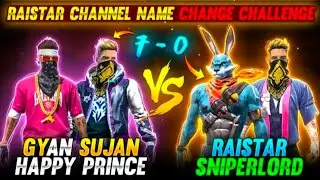 Raistar Channel Name Change challenge Raistar Funny Moments😂 Part-2 #raistar #freefire #gyangaming 