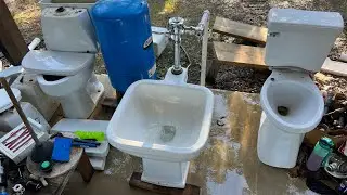 2001 Kohler Tyrrell Serice Sink Flushes!