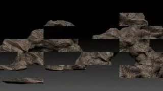 Cliff zbrush brushes and alpha high details 