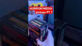 Horror media pickups #nostalgia #horror #vhs #dvd