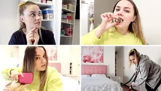 ODA DÜZENLEME, TEMİZLİK, SPOR, BAKIM, TATLI TARİFİ... KARANTİNA VLOG
