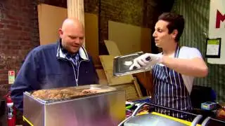 Michelin star chef Tom Kerridge visits Maltby Street Market