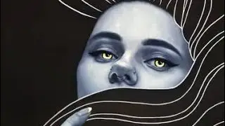 HOW TO DRAW AND PAINT A BEAUTIFUL ABSTRACT HUMAN FIGURE