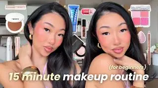 the *ultimate* EASY MAKEUP TUTORIAL for beginners | 15 minutes, no foundation, step by step