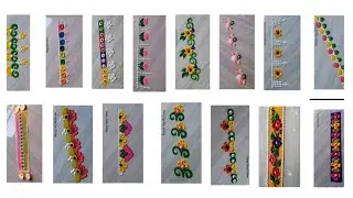 Ganapati festival special border rangoli designs | door side border designs | rangoli border | art
