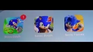 Sonic Dash против Sonic Boom против Sonic Forces