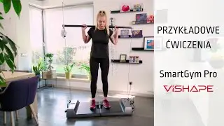 SmartGym Pro &ndash; innowacyjna domowa siłownia - trening w domu | Hip trust ze sztangą, przysiady