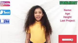 VTR Sample | Evania Heart | Go See | Casting Call | Profiling