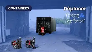 Machine de manutention pour d&eacute;placer facilement des containers maritimes
