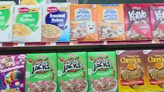 Cereal section at Ctown Supermarket NYC (UPDATED)