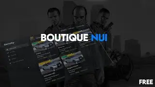 Boutique FiveM NUI // STYLE SENSITY // FREE [ESX]