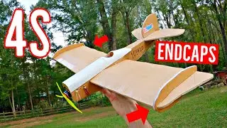 FT Mini Scout с винглетами на 4S LiPo на заднем дворе (да, есть падения)