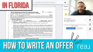 Florida Real Estate Contract - How to write an offer