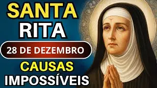 TERÇO DE SANTA RITA 🌹 28/12/25 | Domingo de Oração e Bençãos 🙏🏻