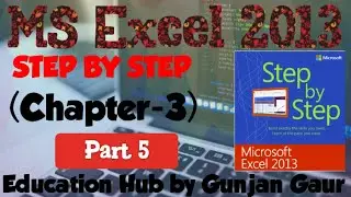 Ms Excel chapter 3 || Setup 6 #excel
